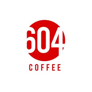 604 coffee logo